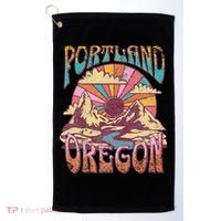 Portland Oregon Golf Towel thumb 0