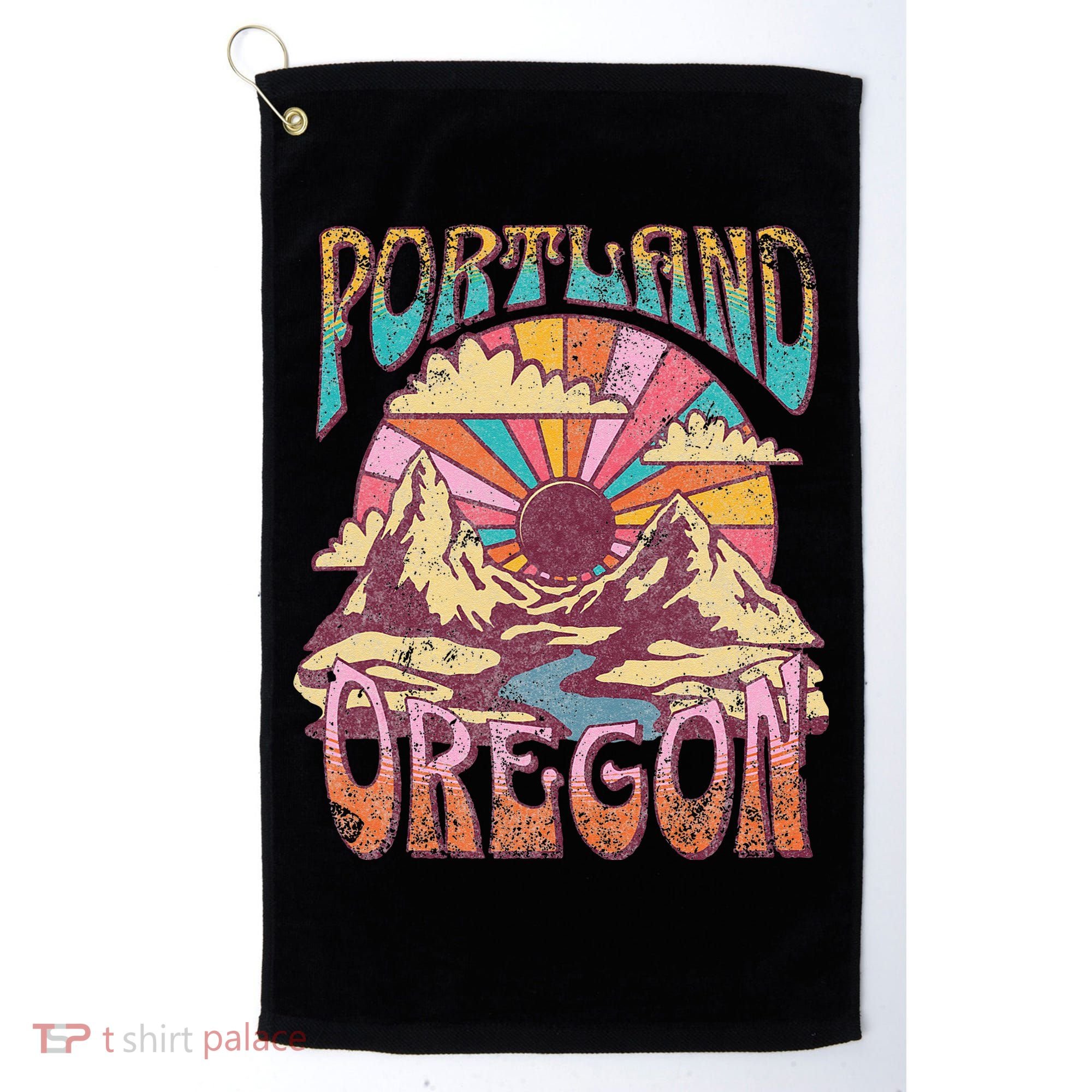 Portland Oregon Golf Towel