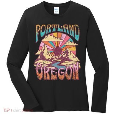Portland Oregon Women's Long Sleeve Shirt