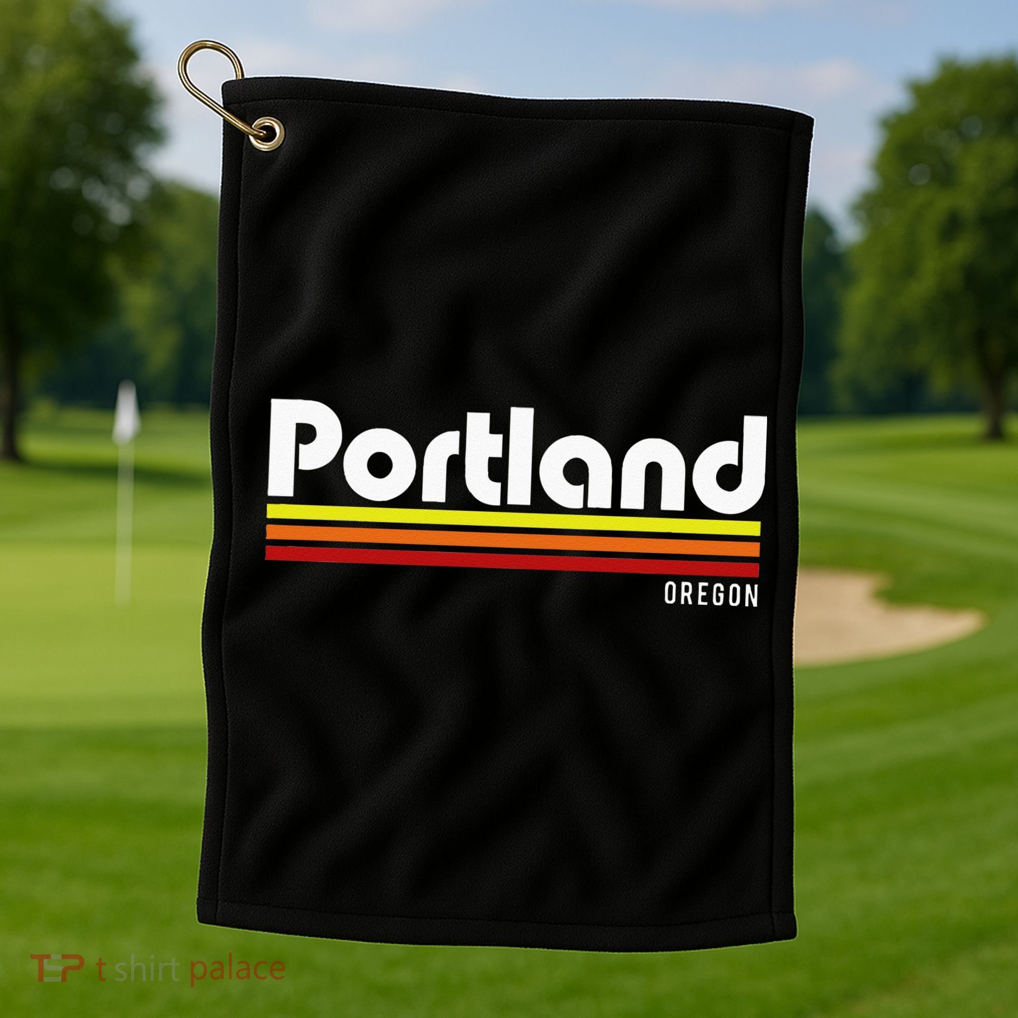 Portland Oregon Golf Towel