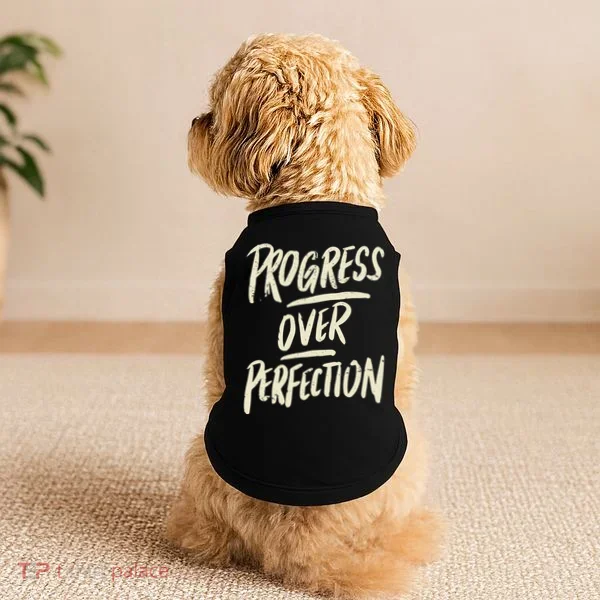Progress Over Perfection Doggie Tank