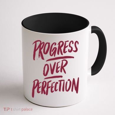 Progress Over Perfection Coffee Mug back