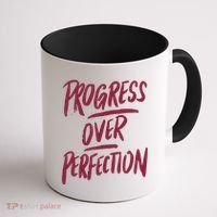 Progress Over Perfection Coffee Mug thumb 1