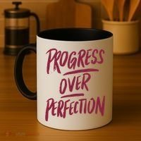 Progress Over Perfection Coffee Mug thumb 4