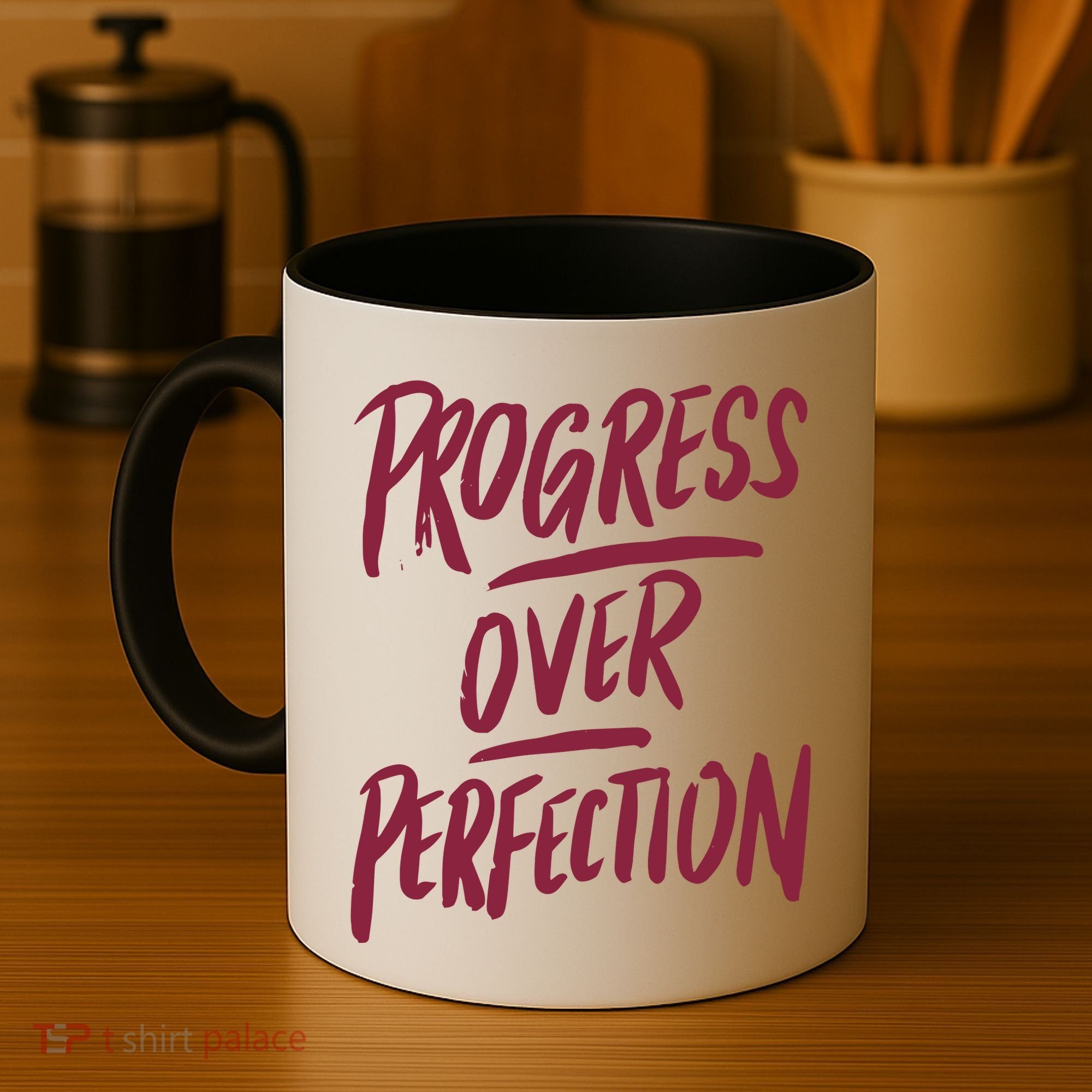 Progress Over Perfection Coffee Mug