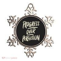 Progress Over Perfection Ornament thumb 0