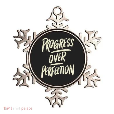 Progress Over Perfection Ornament