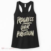 Progress Over Perfection Women's Tank Top thumb 0