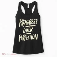 Progress Over Perfection Women's Tank Top thumb 0