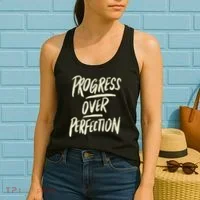 Progress Over Perfection Women's Tank Top thumb 2