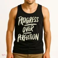 Progress Over Perfection Tank Top thumb 3