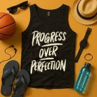 Progress Over Perfection Tank Top thumb 4