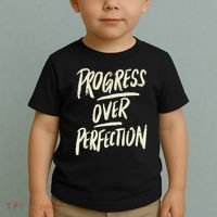 Progress Over Perfection Toddler T-Shirt thumb 2