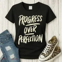 Progress Over Perfection Women's T-Shirt thumb 3