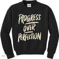 Progress Over Perfection Kids Sweatshirt thumb 0