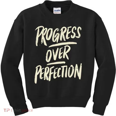 Progress Over Perfection Kids Sweatshirt