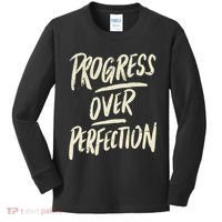 Progress Over Perfection Kids Long Sleeve Shirt thumb 0