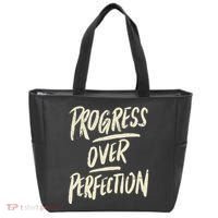 Progress Over Perfection Tote Bag thumb 0
