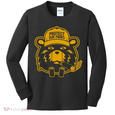 Protect Our Parks Kids Long Sleeve Shirt