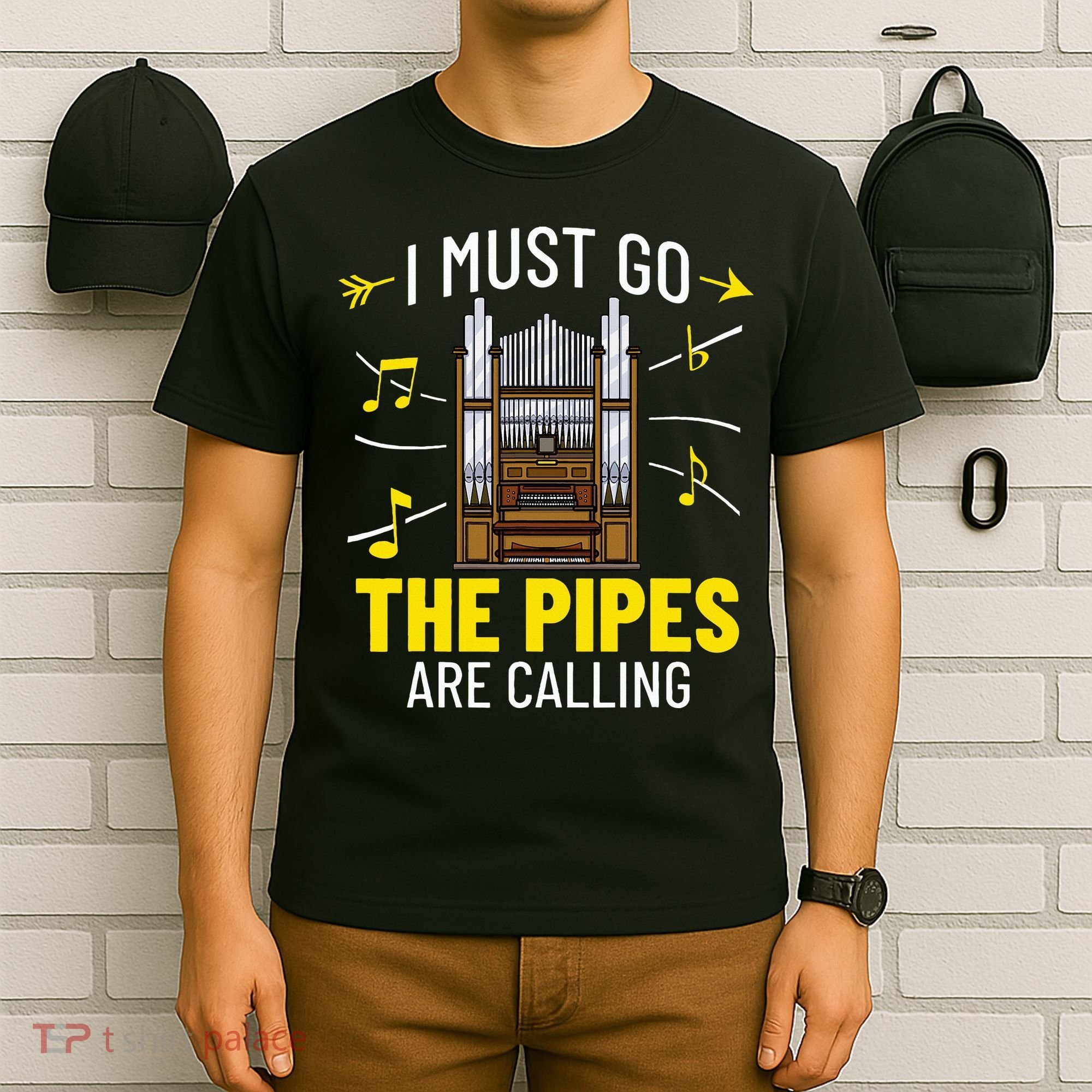 Pipe Organ Piano Organist Instrument Music Musician T-Shirt