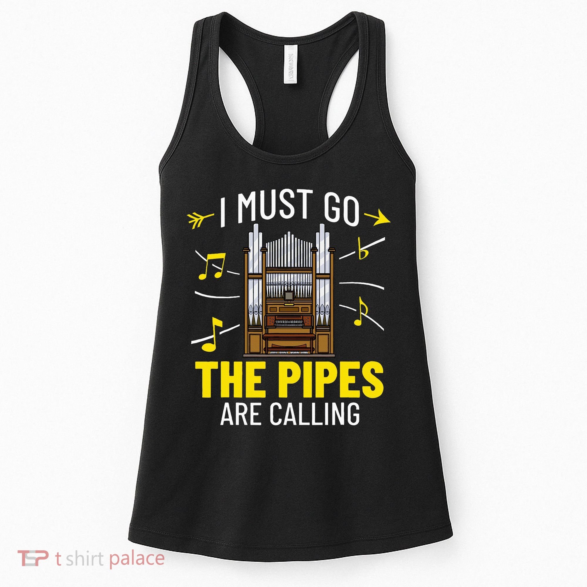 Pipe Organ Piano Organist Instrument Music Musician Women's Tank Top