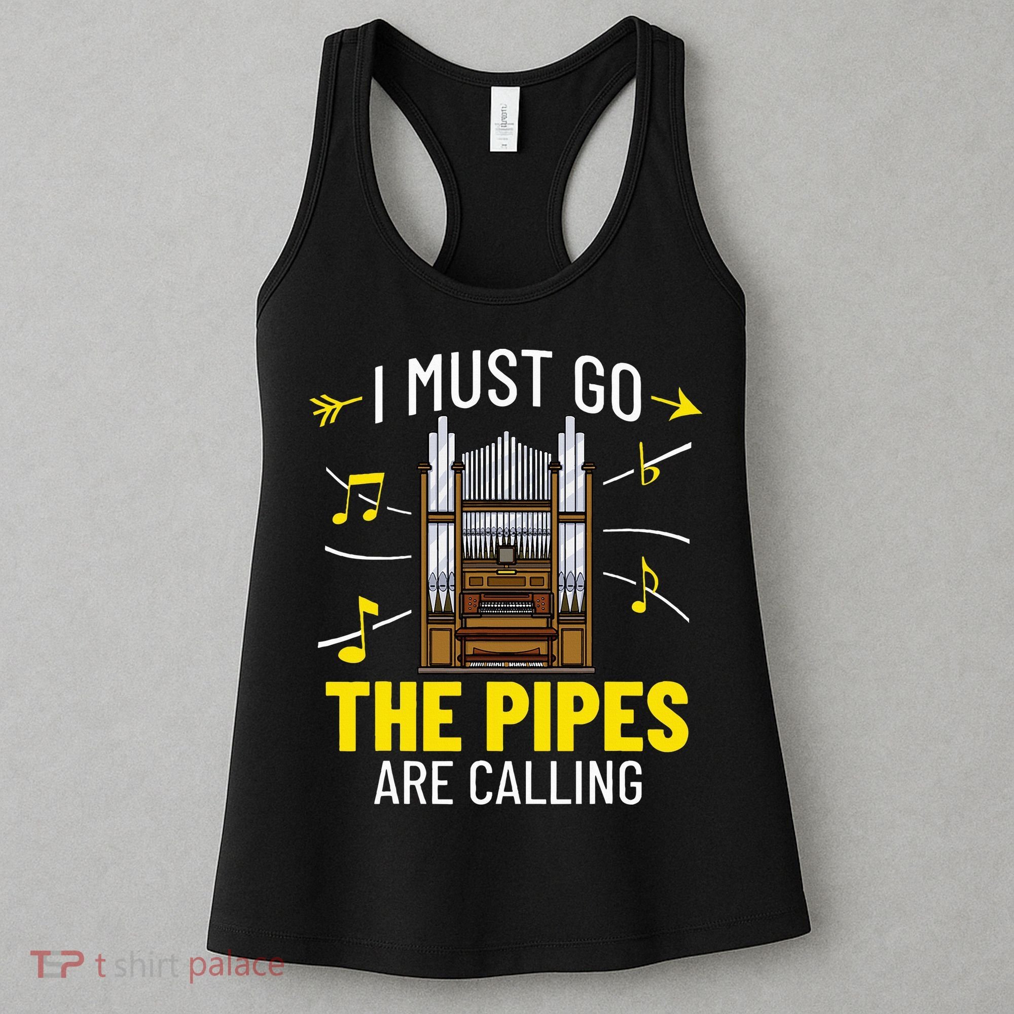 Pipe Organ Piano Organist Instrument Music Musician Women's Tank Top