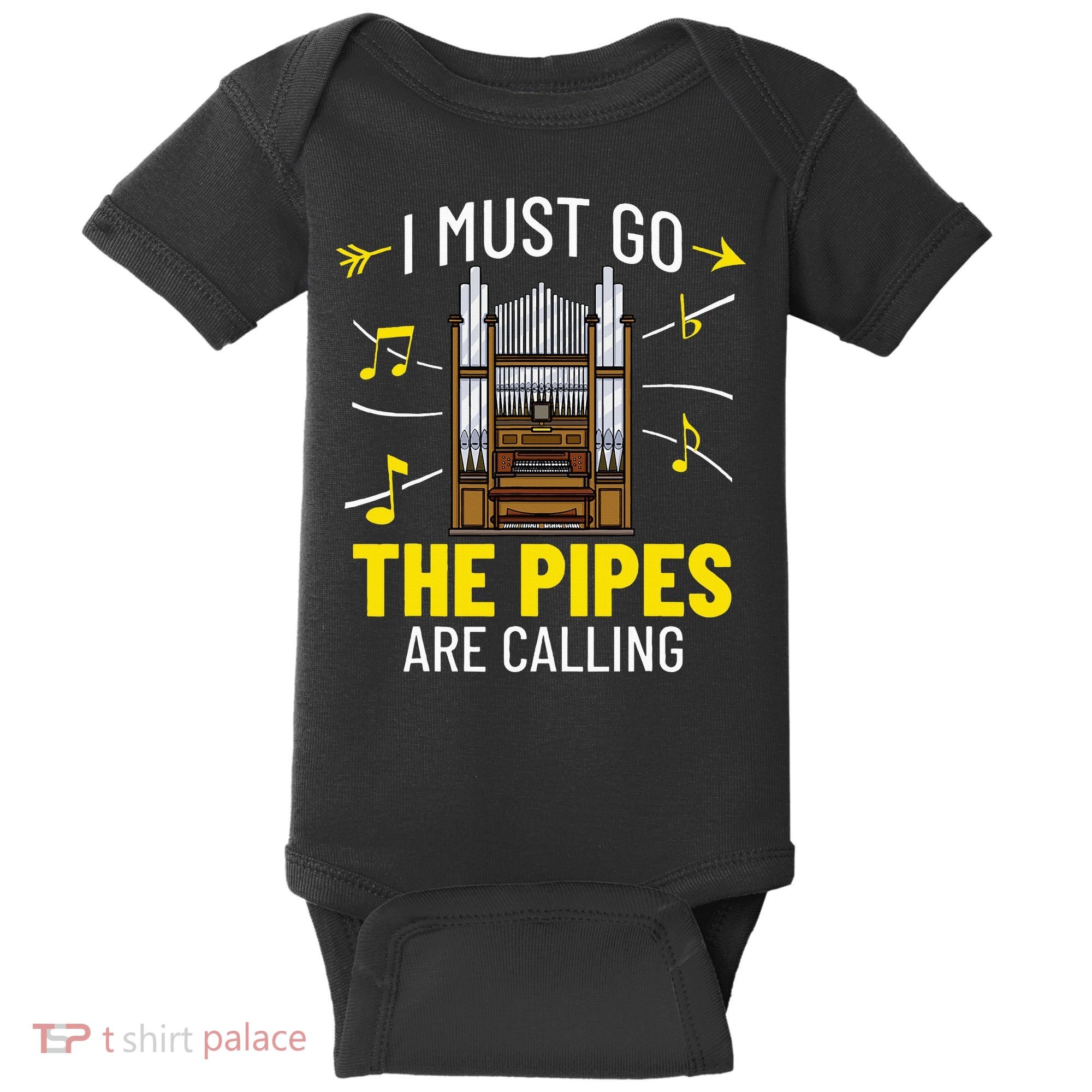 Pipe Organ Piano Organist Instrument Music Musician Baby Bodysuit
