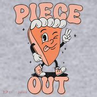 Piece Out Pumpkin Pie Retro Thanksgiving Fall Vibes Groovy Women's Sweatshirt thumb 2