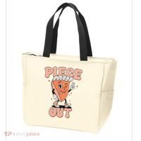 Piece Out Pumpkin Pie Retro Thanksgiving Fall Vibes Groovy Tote Bag thumb 3