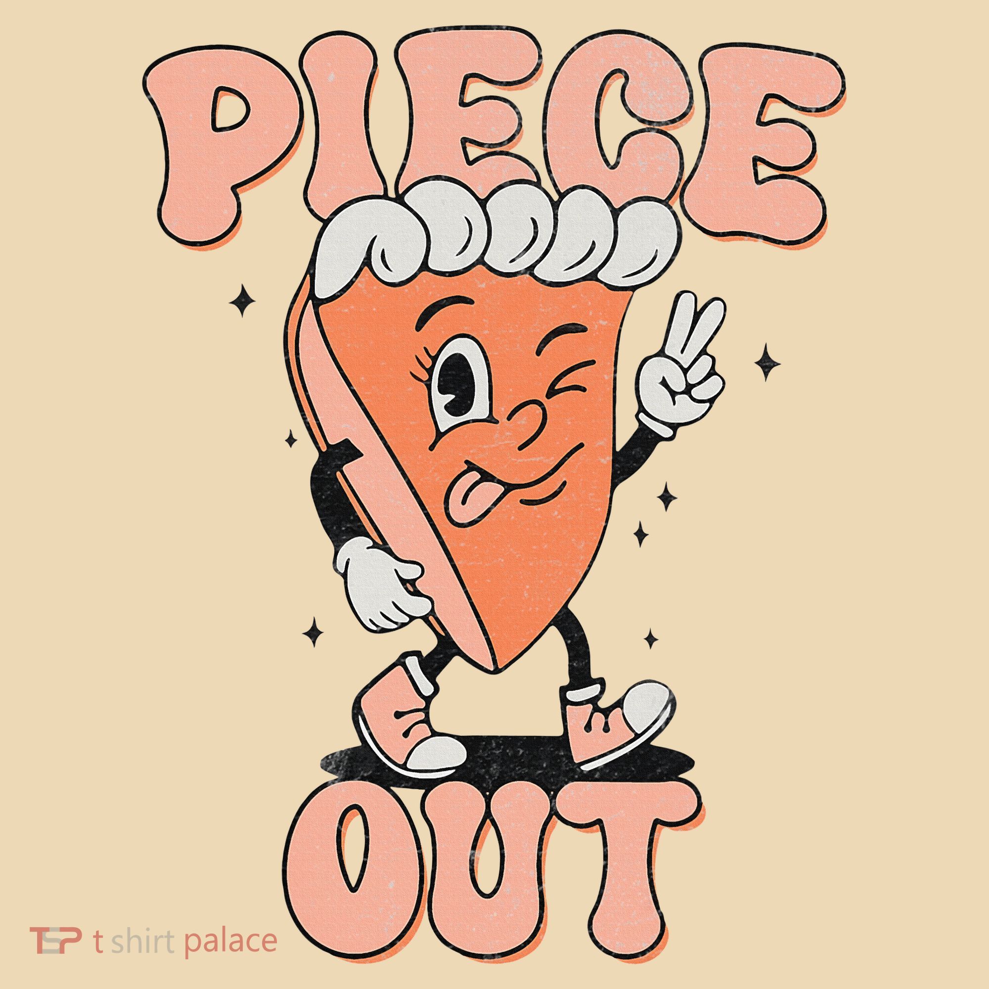 Piece Out Pumpkin Pie Retro Thanksgiving Fall Vibes Groovy Tote Bag