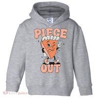 Piece Out Pumpkin Pie Retro Thanksgiving Fall Vibes Groovy Toddler Hoodie thumb 0