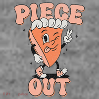 Piece Out Pumpkin Pie Retro Thanksgiving Fall Vibes Groovy Toddler Hoodie thumb 2