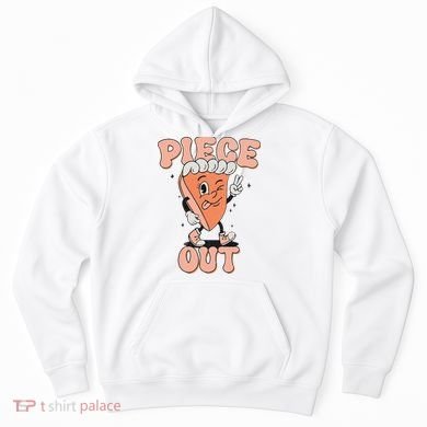 Piece Out Pumpkin Pie Retro Thanksgiving Fall Vibes Groovy Hoodie