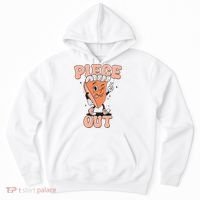 Piece Out Pumpkin Pie Retro Thanksgiving Fall Vibes Groovy Hoodie thumb 0