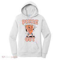 Piece Out Pumpkin Pie Retro Thanksgiving Fall Vibes Groovy Women's Hoodie thumb 0