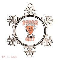 Piece Out Pumpkin Pie Retro Thanksgiving Fall Vibes Groovy Ornament thumb 0