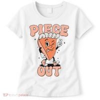 Piece Out Pumpkin Pie Retro Thanksgiving Fall Vibes Groovy Women's T-Shirt thumb 0
