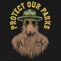 Protect Our Parks! Sasquatch Park Ranger Funny Bigfoot Sweatshirt thumb 3