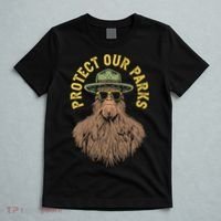 Protect Our Parks! Sasquatch Park Ranger Funny Bigfoot T-Shirt thumb 5