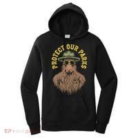 Protect Our Parks! Sasquatch Park Ranger Funny Bigfoot Women's Hoodie thumb 0