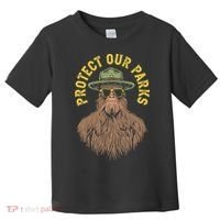 Protect Our Parks! Sasquatch Park Ranger Funny Bigfoot Toddler T-Shirt thumb 0