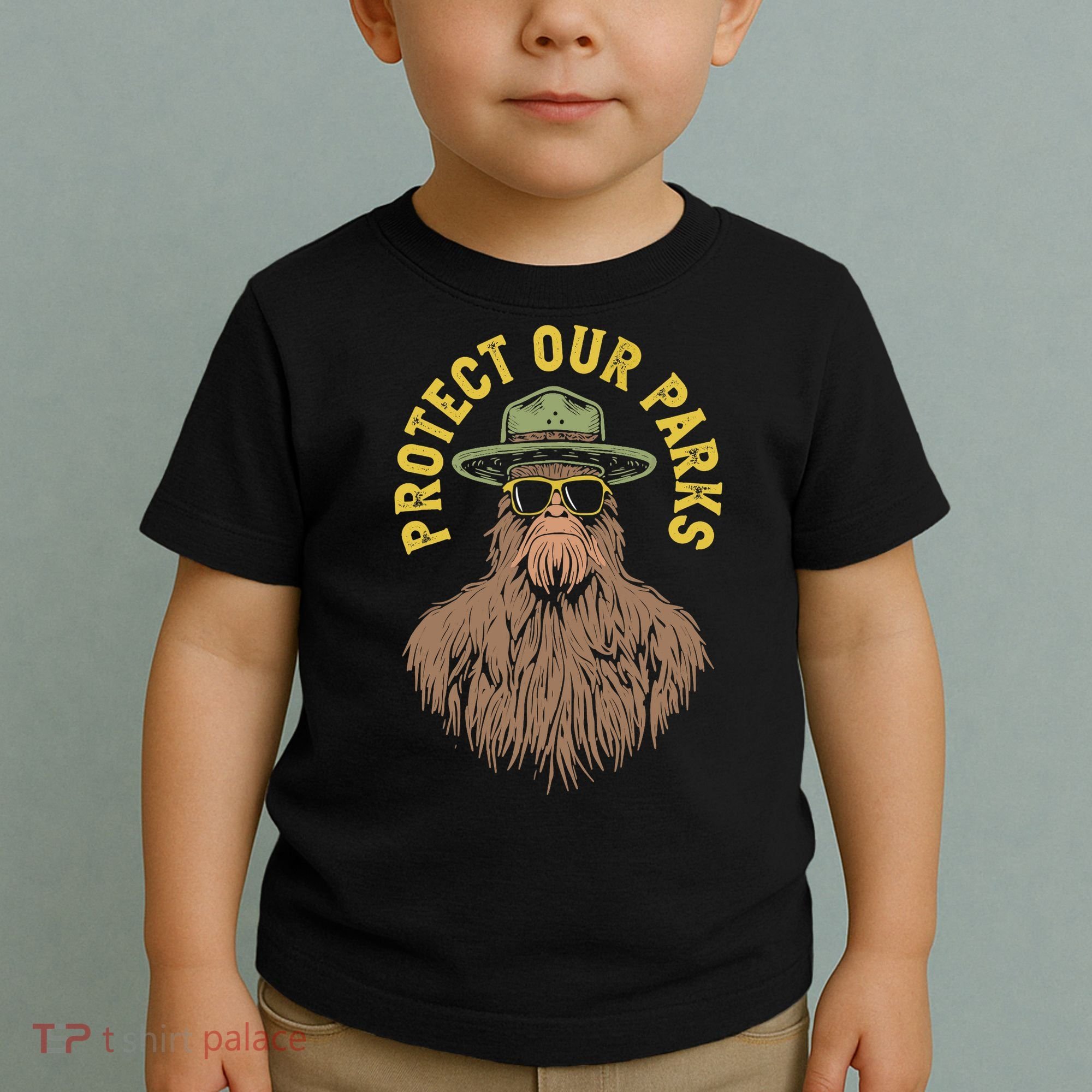Protect Our Parks! Sasquatch Park Ranger Funny Bigfoot Toddler T-Shirt