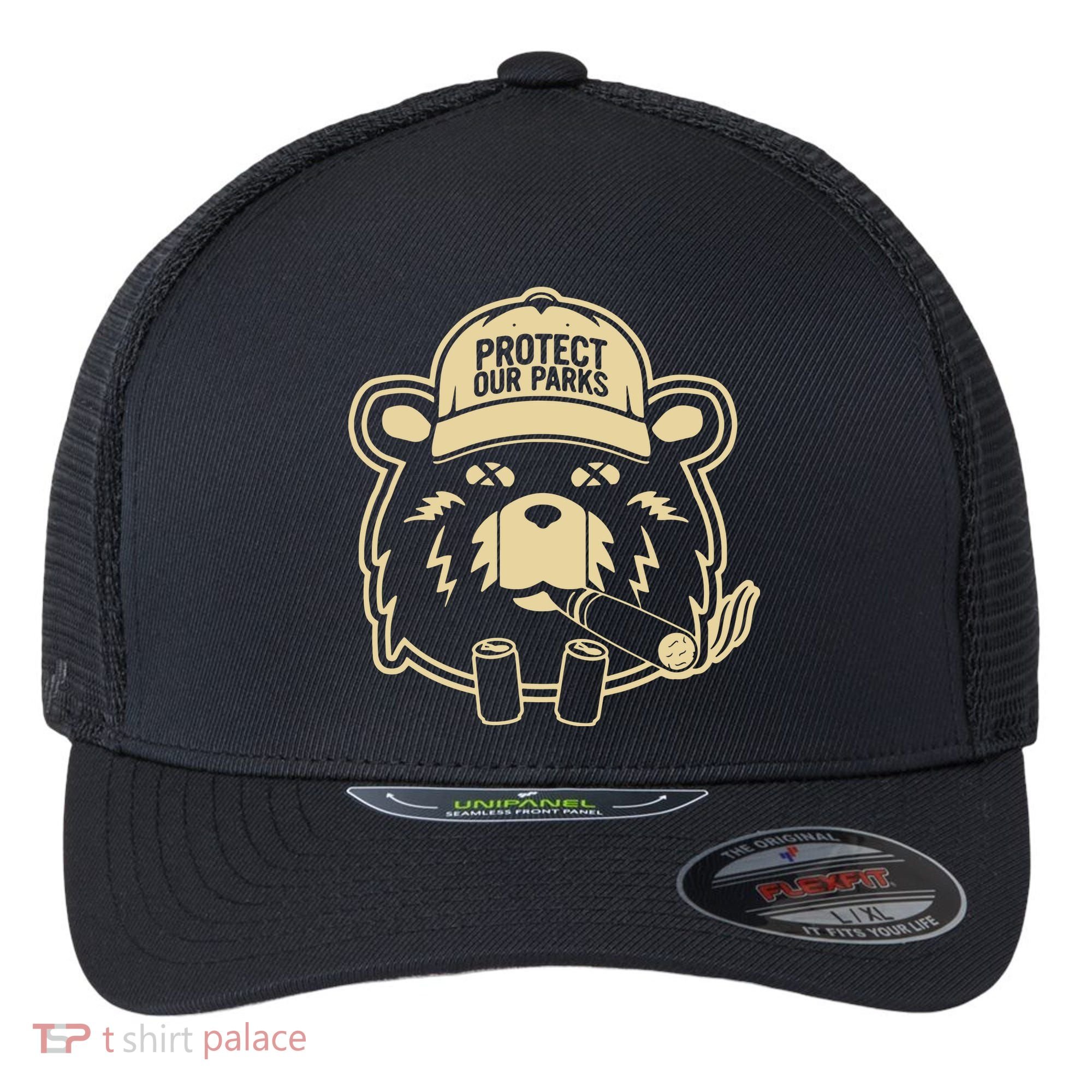 Protect Our Parks Jre Flexfit Unipanel Trucker Cap