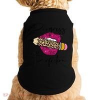 Progress Over Perfection Leopard Pencil Motivational Teacher Doggie Tank thumb 0