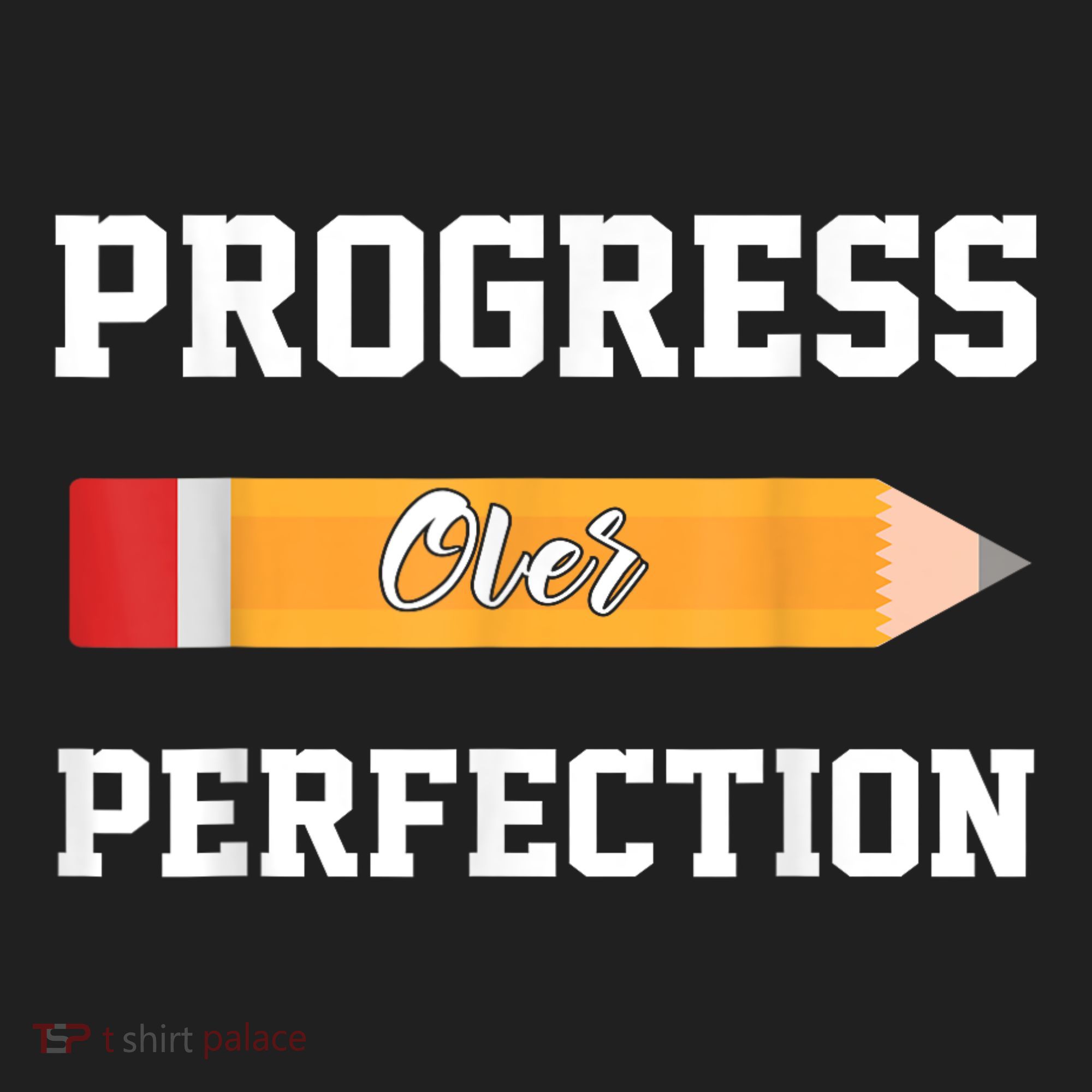 Progress Over Perfection Teacher Funny Pencil Back To Shool Beanie