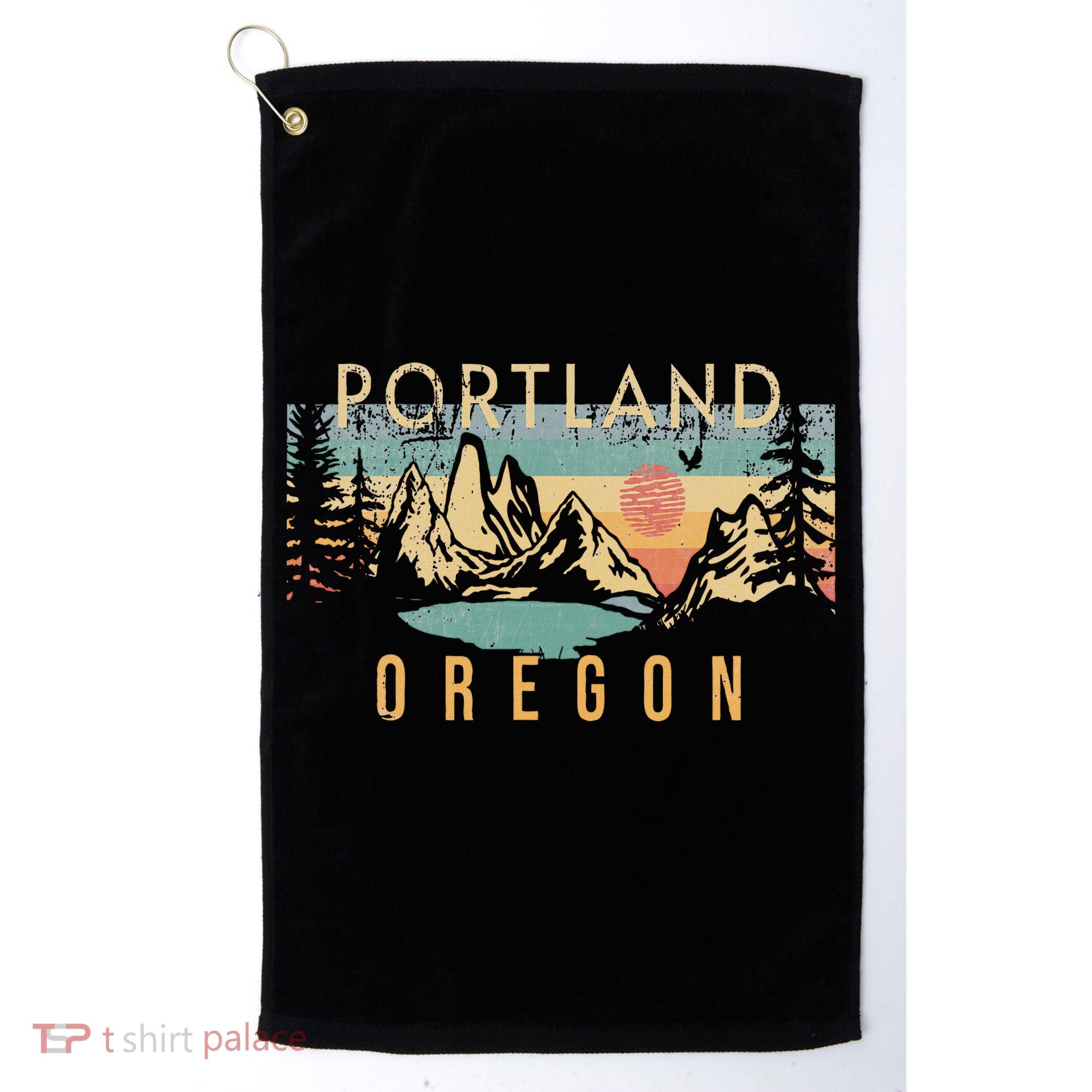 Portland Oregon Golf Towel