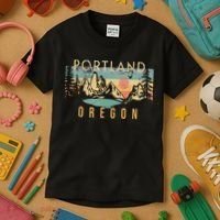 Portland Oregon Kids T-Shirt thumb 3
