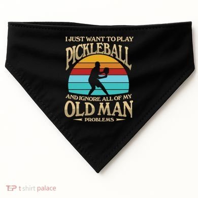 Pickleball OLDMAN USA-Made Doggie Bandana