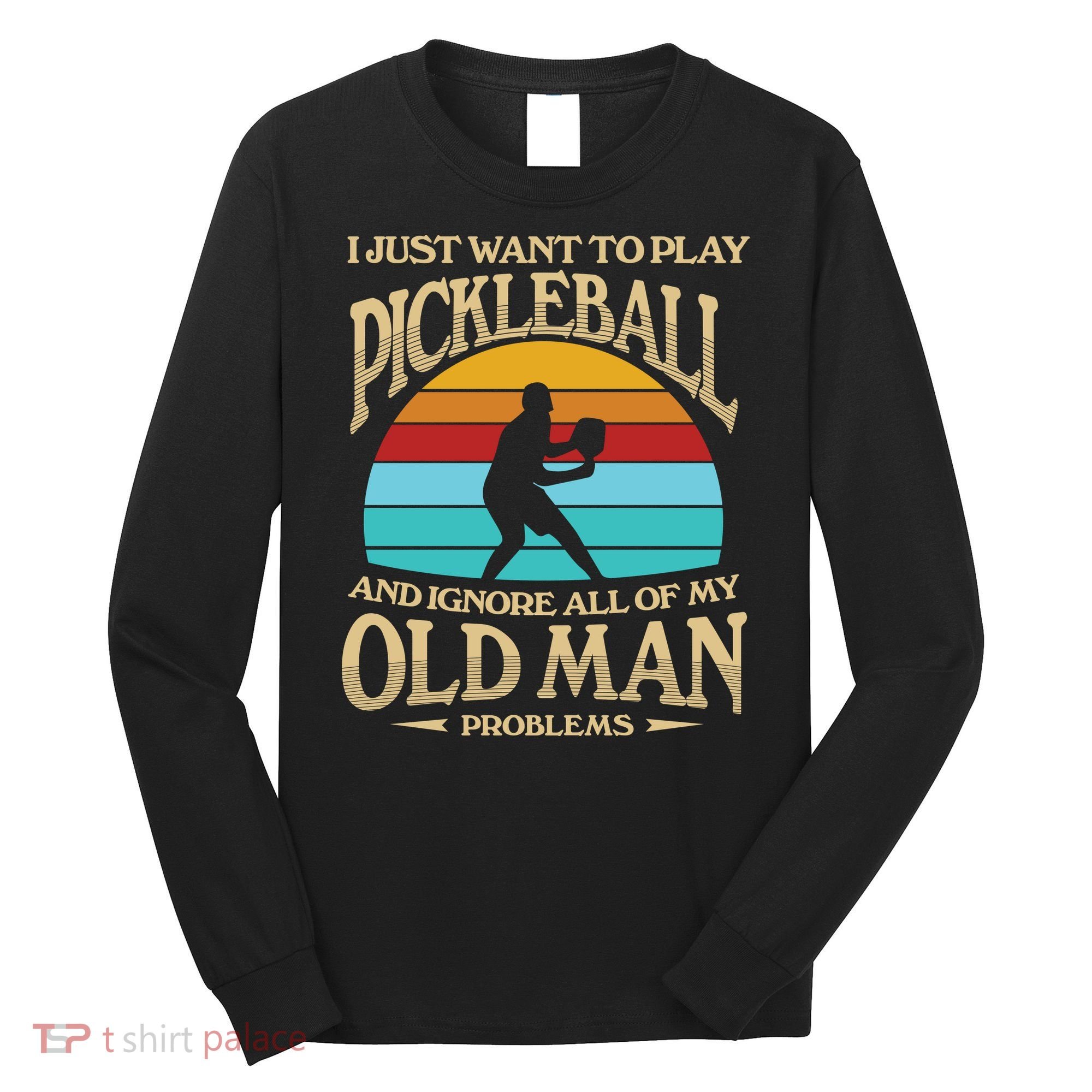 Pickleball OLDMAN Long Sleeve Shirt