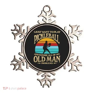 Pickleball OLDMAN Ornament